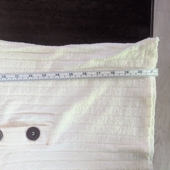 We the Free Oliver Knit Henley Canvas in Ivory Size Small NWT - Picture 5 of 8